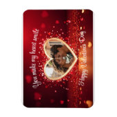 Magnet Flexible Personalized Heart Photo Frame (Vertical)