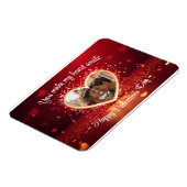 Magnet Flexible Personalized Heart Photo Frame (Côté Gauche)