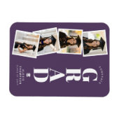 Magnet Flexible Personalized Modern School College Graduation  (Horizontal)