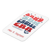 Magnet Flexible Personalized Retro Cruise Family Name (Côté Gauche)