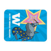 Magnet Flexible Personnage d'alphabet humour surréaliste de sorcie (Horizontal)