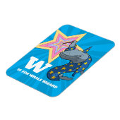 Magnet Flexible Personnage d'alphabet humour surréaliste de sorcie (Côté Gauche)