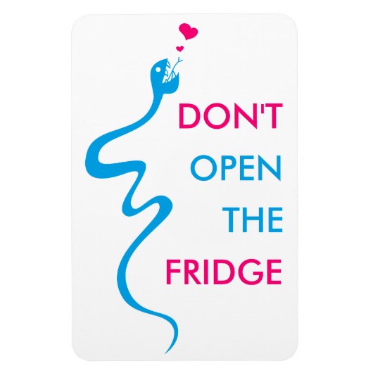 Magnet Flexible Personnalisable Aimer serpent Diet Motivation Frid (Vertical)