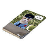 Magnet Flexible Personnalisable Drôle Officier Chat (Côté Gauche)