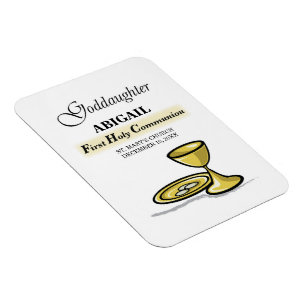 Magnet Flexible Personnalisable, Godgirl First Communion Chalice