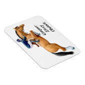 Magnet Flexible Personnalisable Show Jumper Equestrie Horse Premiu (Côté Droit)