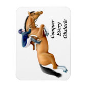 Magnet Flexible Personnalisable Show Jumper Equestrie Horse Premiu (Vertical)