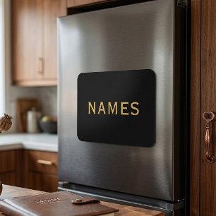 Magnet Flexible Personnalisé avec le nom de famille ou le surnom