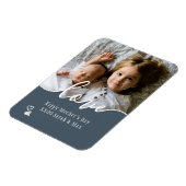 Magnet Flexible Personnalisé Fête des mères Script photo Aimer Mag (Côté Gauche)