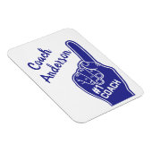 Magnet Flexible Personnalisé Numéro Un Entraîneur Doigt En Mousse (Côté Droit)