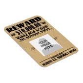 Magnet Flexible Personnalisé Recherché mort ou vivant (Côté Droit)