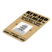 Magnet Flexible Personnalisé Recherché mort ou vivant (Côté Gauche)