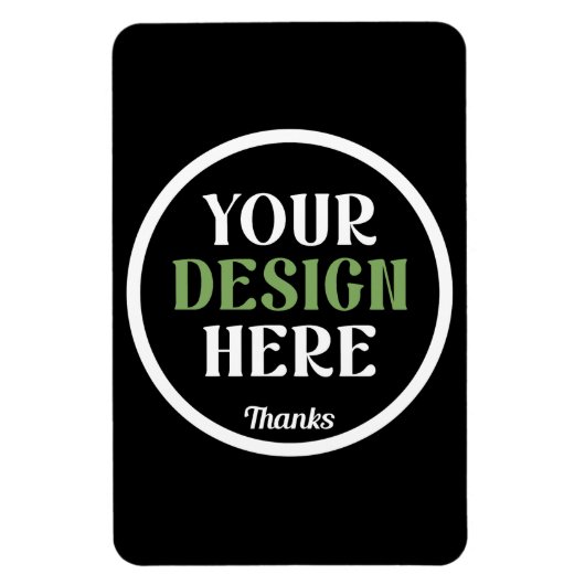 Magnet Flexible personnalisé, unique, élégant et minimaliste (Vertical)