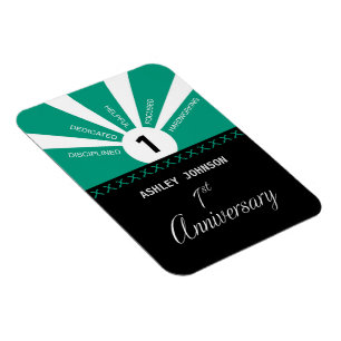 Magnet Flexible Personnaliser, 1ère année d'anniversaire de l'empl