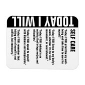 Magnet Flexible Personnaliser de rappel des objectifs d'autosoins (Horizontal)