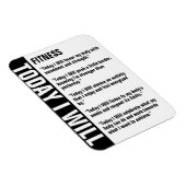 Magnet Flexible Personnaliser de rappel des objectifs de condition (Côté Droit)