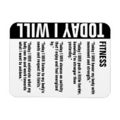 Magnet Flexible Personnaliser de rappel des objectifs de condition (Horizontal)