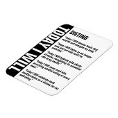 Magnet Flexible Personnaliser de rappel des objectifs de régime (Côté Gauche)