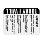 Magnet Flexible Personnaliser de rappel des objectifs de soins du (Horizontal)