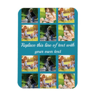 Magnet Flexible Personnaliser le collage photo et le texte