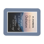 Magnet Flexible Personnaliser les fêtes d'Ordination du 25e annive (Horizontal)