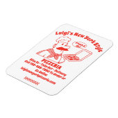 Magnet Flexible Personnaliser Pizza Restaurant Graphique détaillé (Côté Gauche)