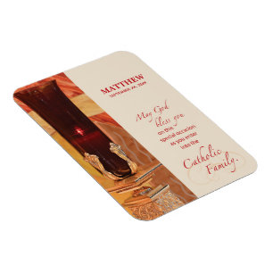 Magnet Flexible Personnaliser, RCIA Félicitations, Catholique, Rou