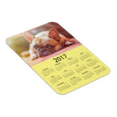 Magnet Flexible Personnalisez ce calendrier de mini réfrigérateur  (Côté Droit)