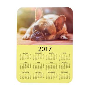 Magnet Flexible Personnalisez ce calendrier de mini réfrigérateur 