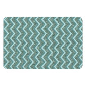 Magnet Flexible Personnalisez cette Parties scintillant Turquoise  (Horizontal)