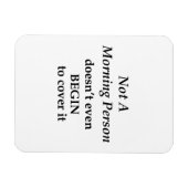 Magnet Flexible Personne Du Matin (Horizontal)