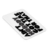 Magnet Flexible Personne n'a eu le temps pour ça (Côté Droit)