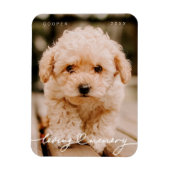 Magnet Flexible Pet Memorial Love Memory Simple Photo moderne (Vertical)