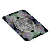 Magnet Flexible Pétales Fleurs Clematis Abstrait Ajouter Votre Pho (Côté Droit)