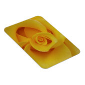 Magnet Flexible Pétales romantiques de rose jaune (Côté Droit)