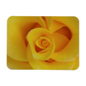Magnet Flexible Pétales romantiques de rose jaune (Horizontal)