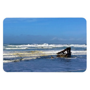 Magnet Flexible Peter Iredale Shipwreck, Côte de l'Oregon
