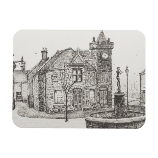 Magnet Flexible Peter Pan Statue Kirriemuir Écosse 2007 (Horizontal)