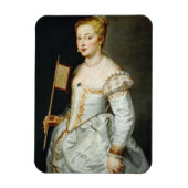 Magnet Flexible Peter Paul Rubens Portrait d'une dame (Vertical)