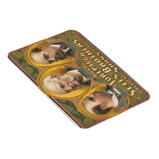 Magnet Flexible Peter Sells, Adam Forepaugh Et Lewis Sells (Côté Droit)