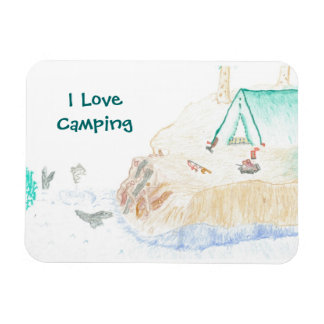Magnet Flexible Petit aimant de camping I Love