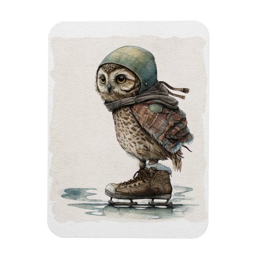 Magnet Flexible Petit aimant de patinage sur glace (Vertical)