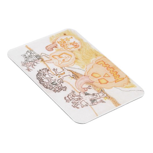 Magnet Flexible Petit aimant d'Halloween (Côté Droit)