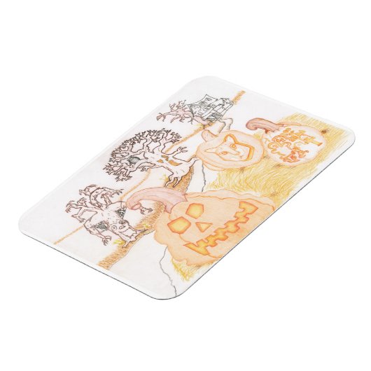 Magnet Flexible Petit aimant d'Halloween (Côté Gauche)