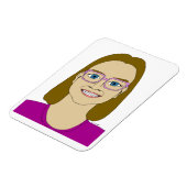 Magnet Flexible petit aimant fille (Côté Gauche)