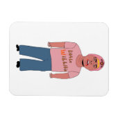 Magnet Flexible Petit aimant sauvage (Horizontal)