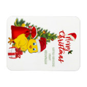 Magnet Flexible Petit bébé poulet Noël (Horizontal)