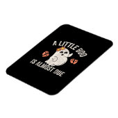 Magnet Flexible Petit Bois Est Presque Dû Halloween Grossesse Anno (Côté Gauche)