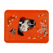 Magnet Flexible petit chaton et grenouille (Horizontal)