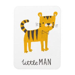 Magnet Flexible Petit homme   Cravate Tiger Bow